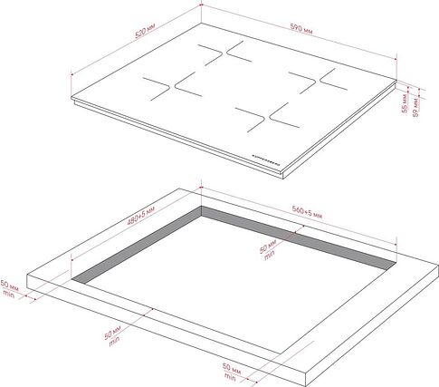 Варочная панель KUPPERSBERG ICI 609