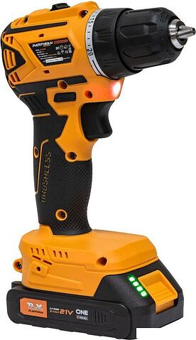 Дрель-шуруповерт Partisan AD-2155BL (с 2-мя АКБ, кейс)