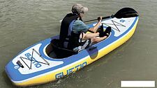 Байдарка GUETIO GT305KAY Inflatable Single Seat Fishing Kayak Байдарка GUETIO GT305KAY Inflatable Single Seat Fishing Kayak