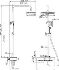 Душевая система Wasserkraft A11301