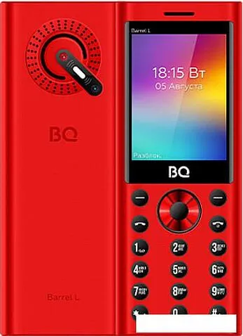 Кнопочный телефон BQ BQ-2458 Barrel L (красный)