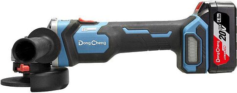 Угловая шлифмашина DongCheng DCSM04-125 Type EM (с 2-мя АКБ, кейс)