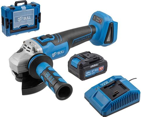 Угловая шлифмашина Bull CSG 1812 R 1333859 (с 1-им АКБ, кейс)
