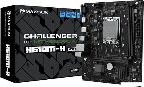 Материнская плата Maxsun Challenger H610M-H V1 WiFi
