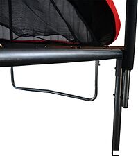 Батут GoUP Elite 10FT (с сеткой и лестницей, красный)