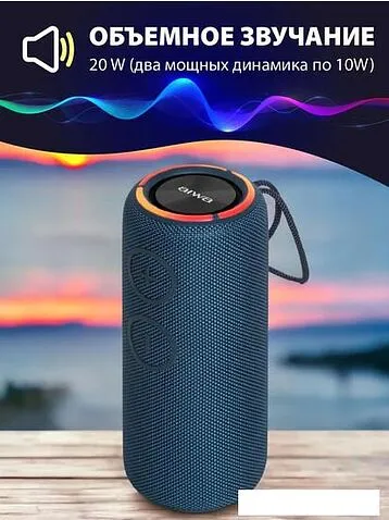 Беспроводная колонка Aiwa PAS-H200 (темно-синий)