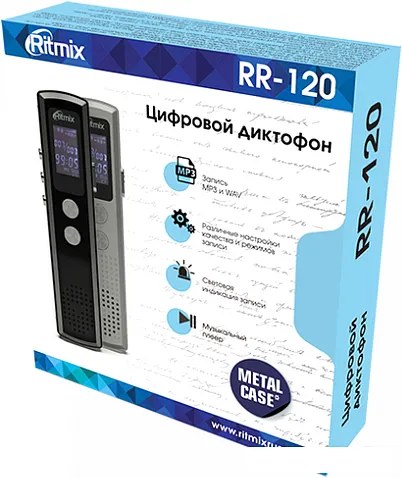 Диктофон Ritmix RR-120 4GB (черный)