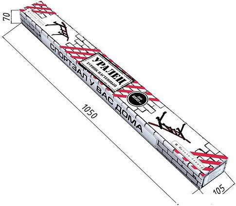 Турник МК Уралспорт Уралец v 2.0 (черный)