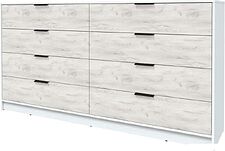 Комод Интерлиния Концепт КТ-К197 (дуб белый/белый платинум)