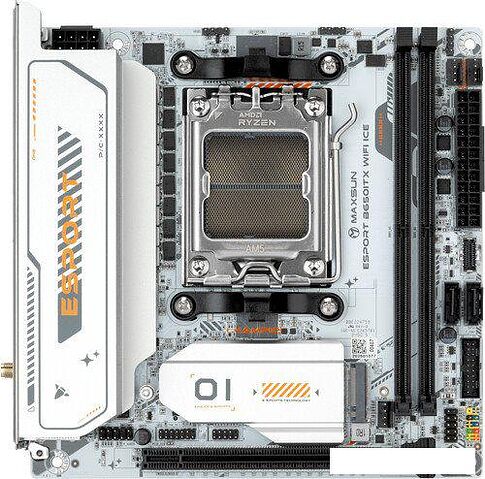 Материнская плата Maxsun eSport B650ITX WiFi Ice