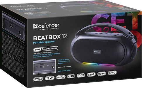Беспроводная колонка Defender Beatbox 12