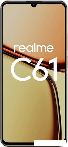 Смартфон Realme C61 8GB/256GB международная версия (золотистый)