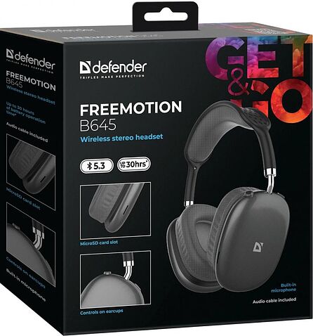 Наушники Defender FreeMotion B645 (черный)