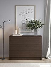 Комод Горизонт Нео 1050 3 ящика (венге)