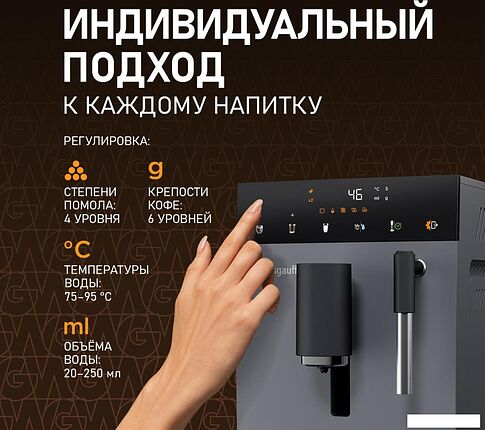 Кофемашина Weissgauff WCM-245 DBx Touch Cappuccino