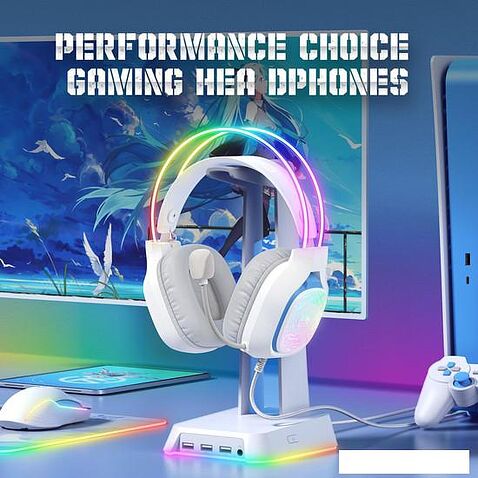 Наушники Onikuma X22 (белый)