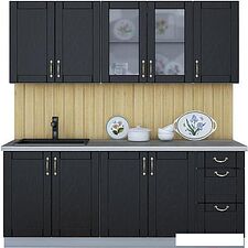 Кухня Интерлиния Мила Крафт 2.0А (дуб английский)