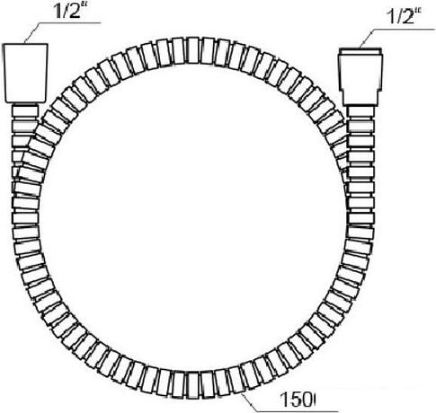 Душевой шланг Ravak X07P065