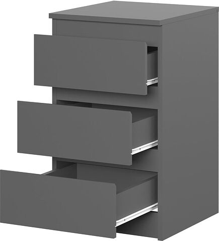 Тумба НК-Мебель Stern Т-9 3-я 72677834 (серый графит)