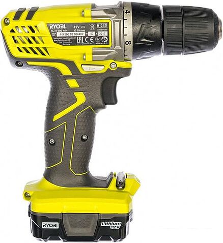 Дрель-шуруповерт Ryobi R12SD-LL13S 5133002323 (с 2-мя АКБ, сумка)