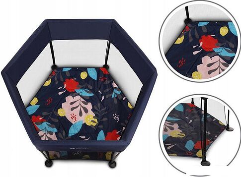 Игровой манеж Lionelo Roel (синий)