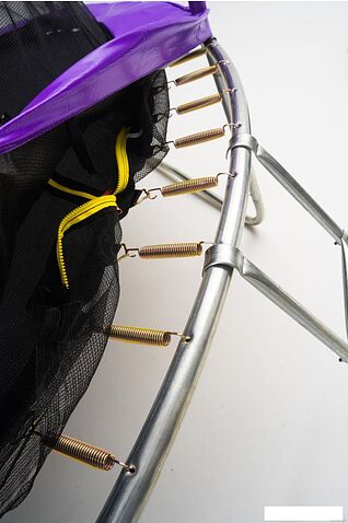 Батут Calviano Outside Master Purple 374 см - 12ft (внешняя сетка, с лестницей)