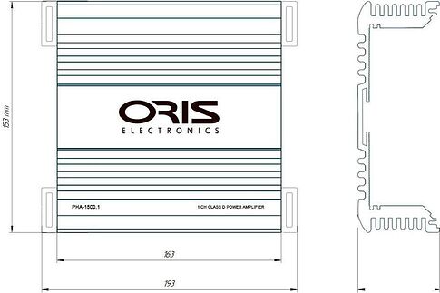 Автомобильный усилитель Oris PHA-1500.1