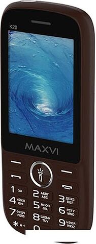 Мобильный телефон Maxvi K20 (коричневый)