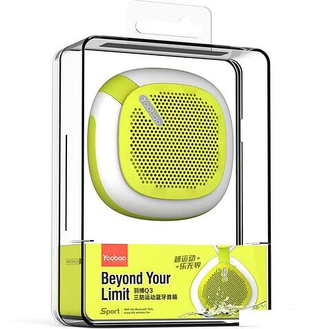 Беспроводная колонка Yoobao Q3 (салатовый)
