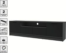 Тумба Интерлиния ТВ Концепт КТ-ТВ4-50 (черный/антрацит)