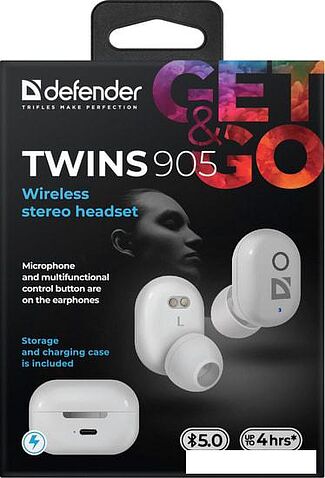 Наушники Defender Twins 905