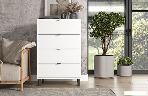 Комод ЭлиГард Mone 4S (белый)