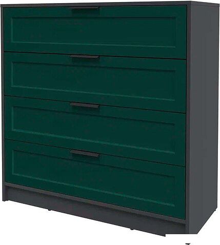 Комод Интерлиния Концепт Тренд КТ-К100 (антрацит/изумруд)