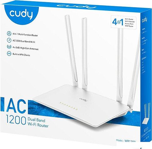 Wi-Fi роутер Cudy WR1200 2.0