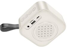 Беспроводная колонка Hoco HC22 (бежевый) Беспроводная колонка Hoco HC22 (бежевый)