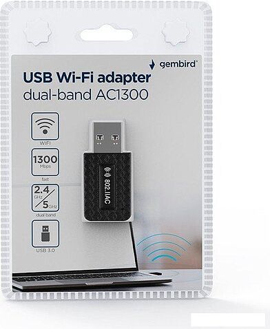 Wi-Fi адаптер Gembird WNP-UA1300-03