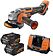 Угловая шлифмашина AEG Powertools BEWS 18-125BLPX-602C 4935464422 (с 2-мя АКБ, кейс)