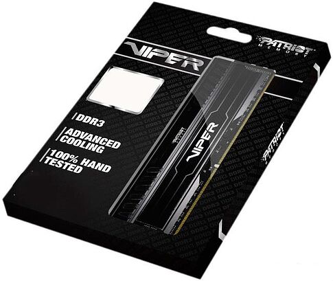 Оперативная память Patriot Viper 3 Black Mamba 8GB DDR3 PC3-12800 (PV38G160C0)
