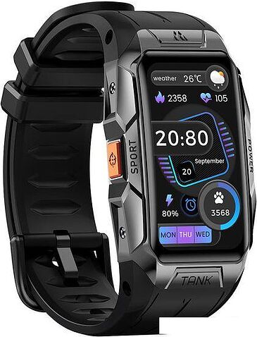 Умные часы Kospet Tank X1 (серебристый)