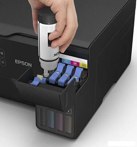 МФУ Epson EcoTank L3560 (ресурс стартовых контейнеров 6600/5900, контейнер 103)