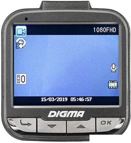 Автомобильный видеорегистратор Digma FreeDrive 206 NIGHT FHD