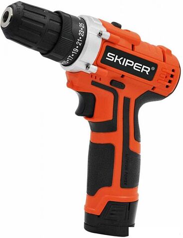 Дрель-шуруповерт Skiper CS2600-1 (с 2-мя АКБ, кейс)