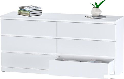 Комод Mio Tesoro Varma Prime 6D (белый)
