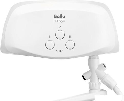 Проточный электрический водонагреватель кран+душ Ballu 3-Logic TS 6.5 кВт (кран+душ)