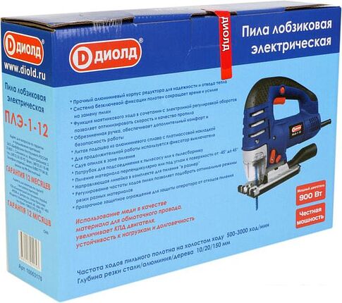 Электролобзик ДИОЛД ПЛЭ-1-12