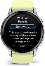 Умные часы Garmin Venu 4 45 мм (серебристый/желтый)