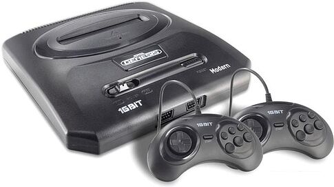 Игровая приставка Retro Genesis Modern (2 проводных геймпада, 300 игр)