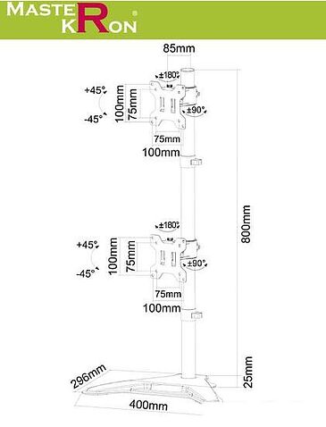 Кронштейн MasterKron LZT18-T02