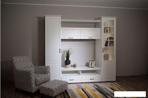 Тумба Империал Лацио ТВ (белое дерево)