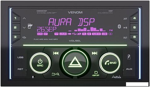 USB-магнитола Aura Venom-D862DSP
